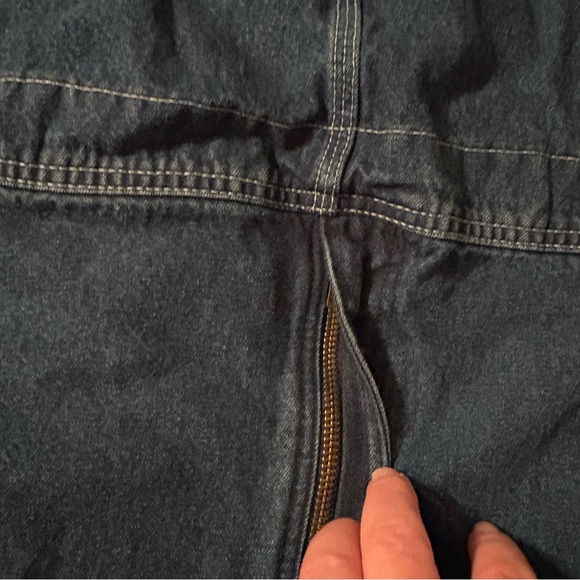 Carhartt Denim Bib Overalls 50x30 - Picture 5 of 9